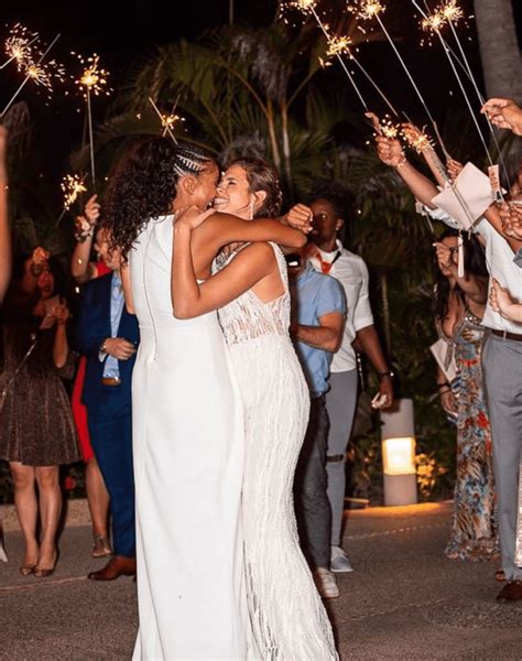 Candace Parker publicly comes out on her wedding。